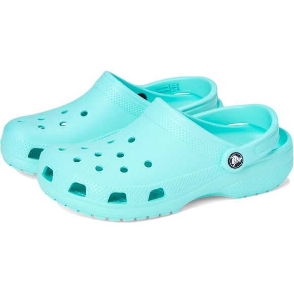 Crocs Blue Baby Classic Comfortable Littles Clogs Crocsfunlab Ankle Straps - Picture 1 of 7